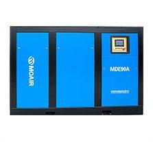 Двухступенчатый воздушный компрессор с одним двигателем на постоянных магнитах